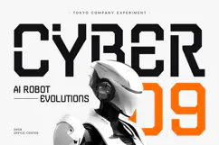 Rockey - Modern Sci-fi Futuristic Font Product Image 2