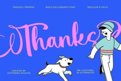 Rockies Walking  Bold Calligraphy Font Product Image 15