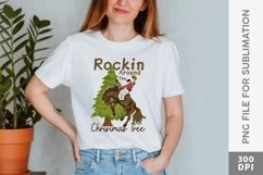 Rockin Around the Christmas Tree Sublimation Design Product Image 1