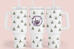 rocking around the christmas tree 40oz quencher tumbler sublimation full wrap high resolution transparant background