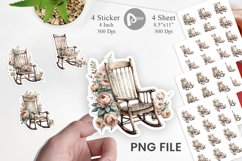 Rocking Chair Sticker Product Image 1