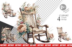 Rocking Chair Clipart Product Image 1