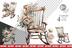 Rocking Chair Clipart Product Image 1