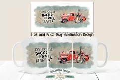 I've Got A Rock and Roll Heart - 11 & 15 oz Mug Sublimation Product Image 1