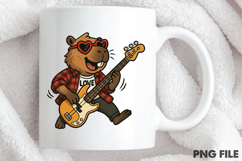 Rockstar Capybara Valentine PNG Product Image 4