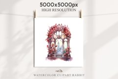 Rococo Window Clipart PNG Victorian Scrapbooking Nursery Art Watercolor Transparent wedding invitation shirt designs sublimation printable bloom architecture watercolor victorian, rococo window architecture clipart, sublimation nursery, wedding invitation