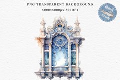 Rococo Window Clipart PNG Victorian Scrapbooking Nursery Art Watercolor Transparent wedding invitation shirt designs sublimation printable bloom architecture watercolor victorian, rococo window architecture clipart, sublimation nursery, wedding invitation