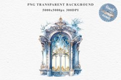 Rococo Window Clipart PNG Victorian Scrapbooking Nursery Art Watercolor Transparent wedding invitation shirt designs sublimation printable bloom architecture watercolor victorian, rococo window architecture clipart, sublimation nursery, wedding invitation