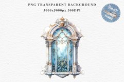 Rococo Window Clipart PNG Victorian Scrapbooking Nursery Art Watercolor Transparent wedding invitation shirt designs sublimation printable bloom architecture watercolor victorian, rococo window architecture clipart, sublimation nursery, wedding invitation