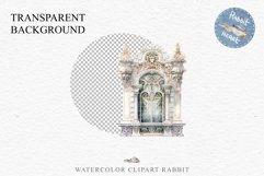 Rococo Window Clipart PNG Victorian Scrapbooking Nursery Art Watercolor Transparent wedding invitation shirt designs sublimation printable bloom architecture watercolor victorian, rococo window architecture clipart, sublimation nursery, wedding invitation