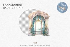 Rococo Window Clipart PNG Victorian Scrapbooking Nursery Art Watercolor Transparent wedding invitation shirt designs sublimation printable bloom architecture watercolor victorian, rococo window architecture clipart, sublimation nursery, wedding invitation