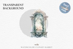 Rococo Window Clipart PNG Victorian Scrapbooking Nursery Art Watercolor Transparent wedding invitation shirt designs sublimation printable bloom architecture watercolor victorian, rococo window architecture clipart, sublimation nursery, wedding invitation