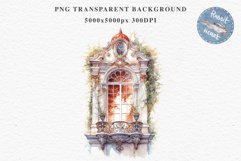 Rococo Window Clipart PNG Victorian Scrapbooking Nursery Art Watercolor Transparent wedding invitation shirt designs sublimation printable bloom architecture watercolor victorian, rococo window architecture clipart, sublimation nursery, wedding invitation