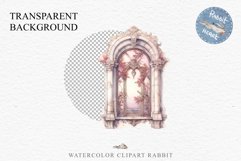 Rococo Window Clipart PNG Victorian Scrapbooking Nursery Art Watercolor Transparent wedding invitation shirt designs sublimation printable bloom architecture watercolor victorian, rococo window architecture clipart, sublimation nursery, wedding invitation