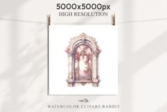 Rococo Window Clipart PNG Victorian Scrapbooking Nursery Art Watercolor Transparent wedding invitation shirt designs sublimation printable bloom architecture watercolor victorian, rococo window architecture clipart, sublimation nursery, wedding invitation