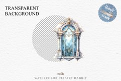 Rococo Window Clipart PNG Victorian Scrapbooking Nursery Art Watercolor Transparent wedding invitation shirt designs sublimation printable bloom architecture watercolor victorian, rococo window architecture clipart, sublimation nursery, wedding invitation