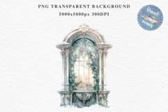 Rococo Window Clipart PNG Victorian Scrapbooking Nursery Art Watercolor Transparent wedding invitation shirt designs sublimation printable bloom architecture watercolor victorian, rococo window architecture clipart, sublimation nursery, wedding invitation