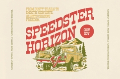 Rodeo Drinks Western Vintage Font Product Image 3