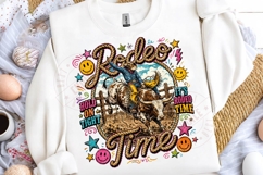 Rodeo PNG Rodeo Time Cowboy, Hold On Tight Western Summer Sh Product Image 4