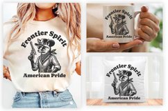 Fox Cowboy SVG, Wild West Shirt Design, Rustic Cowboy SVG, Frontier Spirit SVG, Western Animal Clipart, American Pride SVG, Cowboy Fox PNG, Country Western Design, Rodeo Shirt SVG, Rustic Fox T-shirt Design