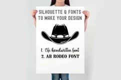 Western Rodeo SVG, Cowboy Hat SVG, This isn't my first ride Product Image 4