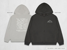 Premium Zipped Hoodie Mockup PSD Bundle for Streetwear Product Image 3