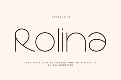 Rolina - Outline Family Font Product Image 1