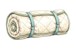 Rolled Up Sleeping Bag Png| Travel Png Product Image 1