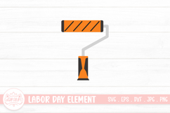 Roller Brush Clipart | Labor Day Elements Product Image 1
