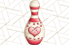 Retro Roller Skating Clipart PNG, 90s Valentine Clip Art Product Image 2