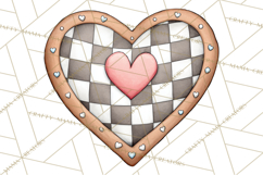 Retro Roller Skating Clipart PNG, 90s Valentine Clip Art Product Image 2
