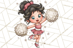 Retro Roller Skating Clipart PNG, 90s Valentine Clip Art Product Image 5