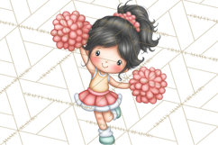 Retro Roller Skating Clipart PNG, 90s Valentine Clip Art Product Image 2