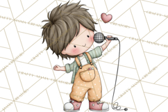 Retro Roller Skating Clipart PNG, 90s Valentine Clip Art Product Image 5