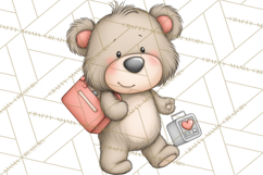 Retro Roller Skating Clipart PNG, 90s Valentine Clip Art Product Image 3