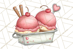 Retro Roller Skating Clipart PNG, 90s Valentine Clip Art Product Image 4