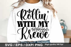 Mardi Gras SVG Design - Rollin With My Krewe Product Image 2