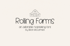 Rolling Farms Sans Product Image 1