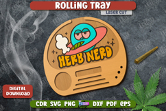Rolling Tray Laser Cut | Tobacco Rolling | Smoke Accessory Product Image 1