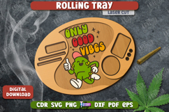 Rolling Tray Laser Cut | Tobacco Rolling | Smoke Accessory Product Image 1