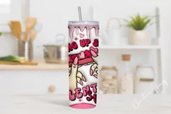 Inflated Rolling Up Some Valentine Spirit Tumbler Wrap PNG Product Image 2