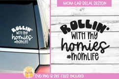 Mom Car Decal SVG | Funny Motherhood Car Design Product Image 1