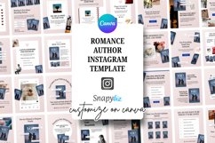 Romance Author Canva Instagram Template Product Image 1