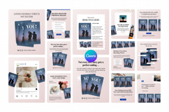 Romance Author Canva Instagram Template Product Image 9