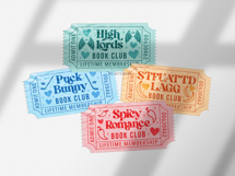 Book Tropes SVG Bundle, Bookish PNG Files Product Image 4