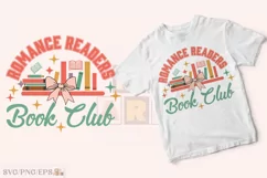 Coquette Book Club SVG Bookish Lover SVG T-shirt Design Product Image 2