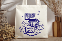 Romance Readers Motel SVG PNG | Book Lover Clipart for Print Product Image 3