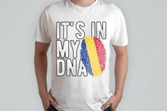 It&#039;s in my DNA Romania Flag Fingerprint PNG Sublimation Product Image 2