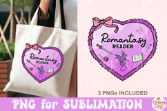 Romantasy Reader Heart Frame PNG Product Image 3