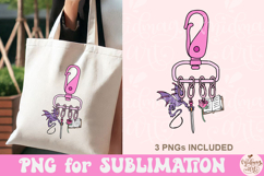 Romantasy Reader Keychain Png Product Image 3